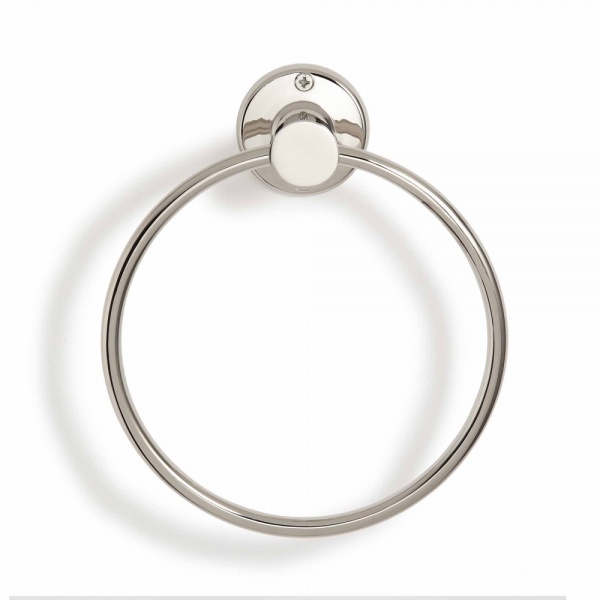 Randolph Handtuch Ring, Polished Nickel